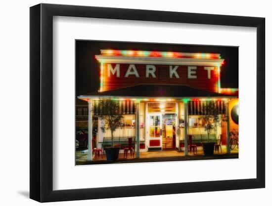 Yountville Market, Napa Valley, California-George Oze-Framed Photographic Print