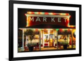 Yountville Market, Napa Valley, California-George Oze-Framed Photographic Print