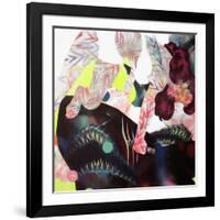 Your Battle With Nature-Shark Toof-Framed Art Print