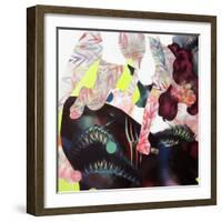 Your Battle With Nature-Shark Toof-Framed Art Print