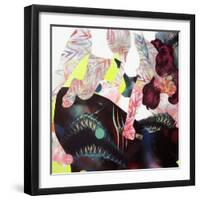 Your Battle With Nature-Shark Toof-Framed Art Print