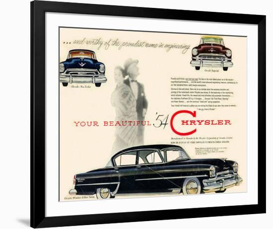 Your Beautiful '54 Chrysler-null-Framed Art Print