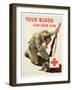 Your Blood Can Save Him, Red Cross Poster, Designed by Whitman, C.1939-45-null-Framed Giclee Print