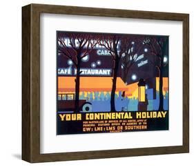 Your Continental Holiday-null-Framed Art Print