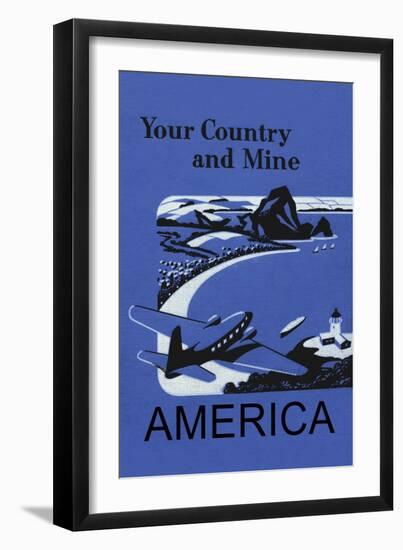 Your Country And Mine: America-null-Framed Art Print