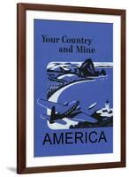 Your Country And Mine: America-null-Framed Art Print