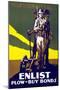 Your Country Calls, Enlist, Plow, Buy Bonds-null-Mounted Art Print