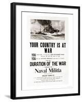 Your Country is at War, c.1917-Frank Paulus-Framed Art Print