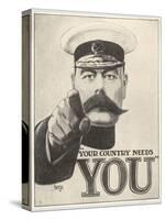 Your Country Needs You, Featuring Lord Kitchener-Alfred Leeze-Stretched Canvas