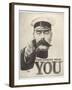 Your Country Needs You, Featuring Lord Kitchener-Alfred Leeze-Framed Photographic Print