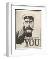 Your Country Needs You, Featuring Lord Kitchener-Alfred Leeze-Framed Photographic Print