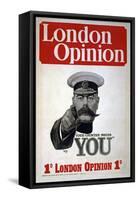 "Your Country Needs You", Poster for the London Opinion, 1914-Alfred Leete-Framed Stretched Canvas