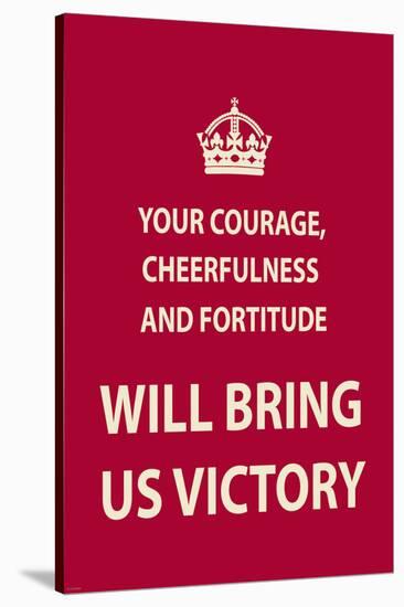 Your Courage-The Vintage Collection-Stretched Canvas