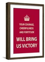 Your Courage-The Vintage Collection-Framed Art Print