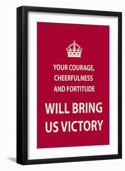 Your Courage-The Vintage Collection-Framed Art Print