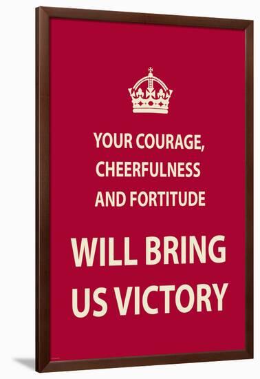 Your Courage-The Vintage Collection-Framed Art Print