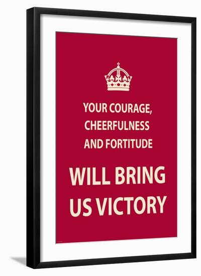 Your Courage-The Vintage Collection-Framed Art Print