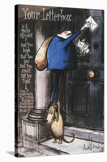 Your Letterbox-Ronald Searle-Stretched Canvas