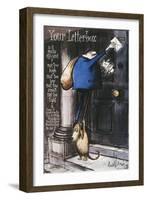 Your Letterbox-Ronald Searle-Framed Art Print