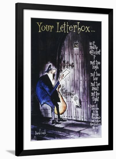 Your Letterbox-Ronald Searle-Framed Art Print