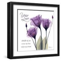 Your Love, Purple Tulip-Albert Koetsier-Framed Art Print