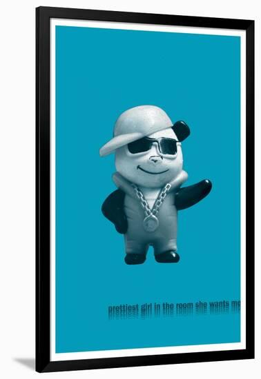 Your Man Panda-null-Framed Art Print