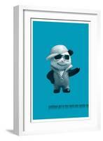 Your Man Panda-null-Framed Art Print