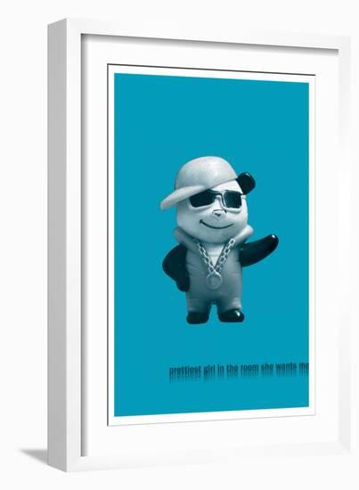 Your Man Panda-null-Framed Art Print