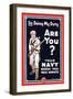 Your Navy Needs You, c.1914-Clinton Jordan-Framed Art Print