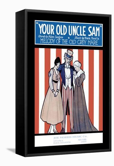 Your Old Uncle Sam, Melody of the Old Grey Mare-null-Framed Stretched Canvas