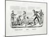 Your Plan, and Mine, 1864-Currier & Ives-Mounted Giclee Print
