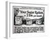 Your Sugar Ration Is 2 Lbs. Per Month, 1917-null-Framed Giclee Print