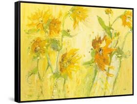 Your Sweet Orange Flowers-Kellie Day-Framed Stretched Canvas