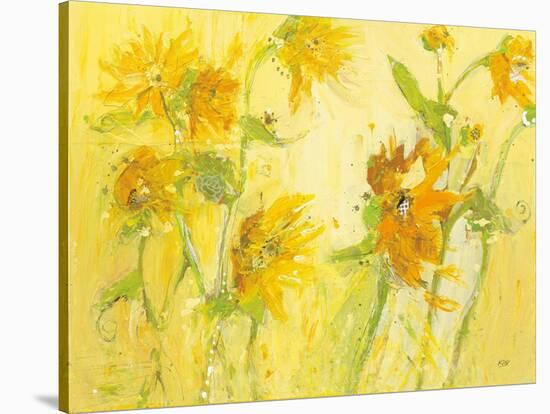 Your Sweet Orange Flowers-Kellie Day-Stretched Canvas