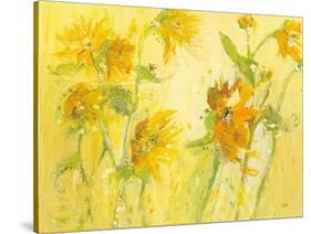 Your Sweet Orange Flowers-Kellie Day-Stretched Canvas