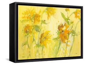 Your Sweet Orange Flowers-Kellie Day-Framed Stretched Canvas