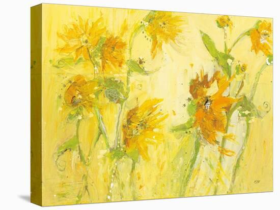 Your Sweet Orange Flowers-Kellie Day-Stretched Canvas