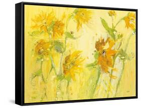Your Sweet Orange Flowers-Kellie Day-Framed Stretched Canvas
