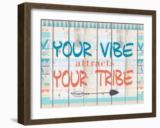 Your Vibe Your Tribe-Kimberly Allen-Framed Art Print