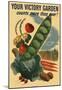 Your Victory Garden Counts More Than Ever WWII War Propaganda Art Print Poster-null-Mounted Poster