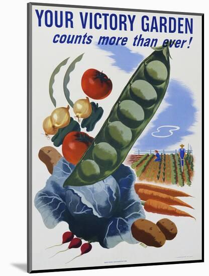 Your Victory Garden Poster-null-Mounted Giclee Print