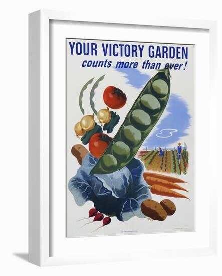 Your Victory Garden Poster-null-Framed Giclee Print