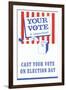 Your Vote is Important Poster-null-Framed Art Print