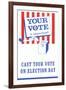 Your Vote is Important Poster-null-Framed Art Print