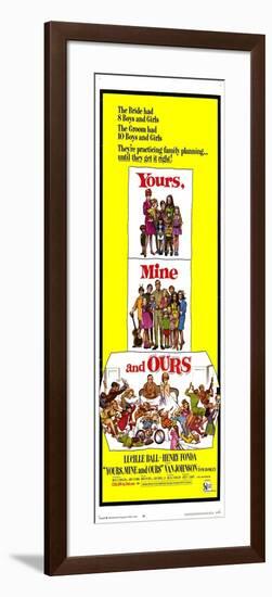 Yours, Mine and Ours, 1968-null-Framed Art Print