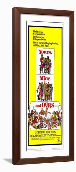 Yours, Mine and Ours, 1968-null-Framed Art Print