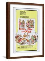 Yours, Mine and Ours, Henry Fonda, Lucille Ball, 1968-null-Framed Art Print