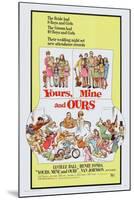 Yours, Mine and Ours, Henry Fonda, Lucille Ball, 1968-null-Mounted Art Print