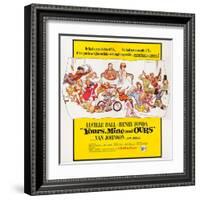 Yours, Mine and Ours-null-Framed Art Print