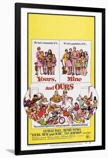 Yours, Mine and Ours-null-Framed Art Print